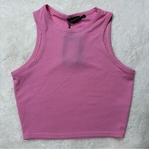 NWT Pretty Little Thing Rib Racer Neck Vest